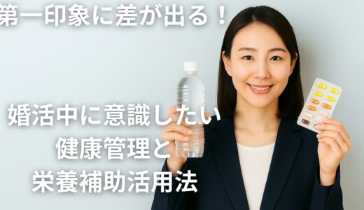 第一印象で差をつける！婚活中に意識すべき健康管理と栄養補助の活用法